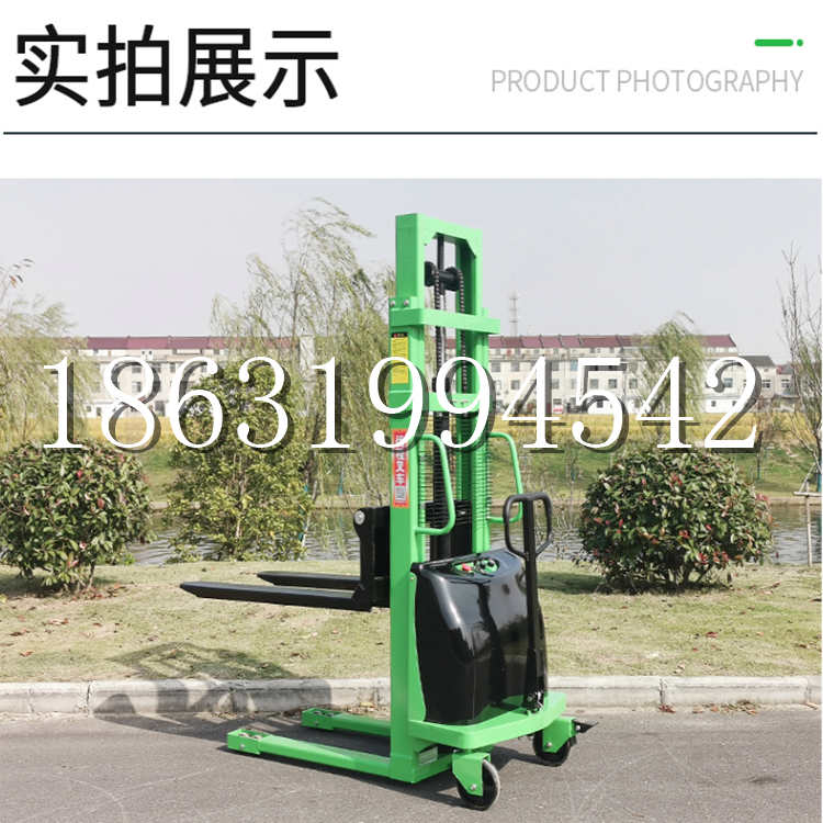 齐河县电动叉车堆高车液压铲车电瓶1吨2吨站驾步行式小型全自动叉车